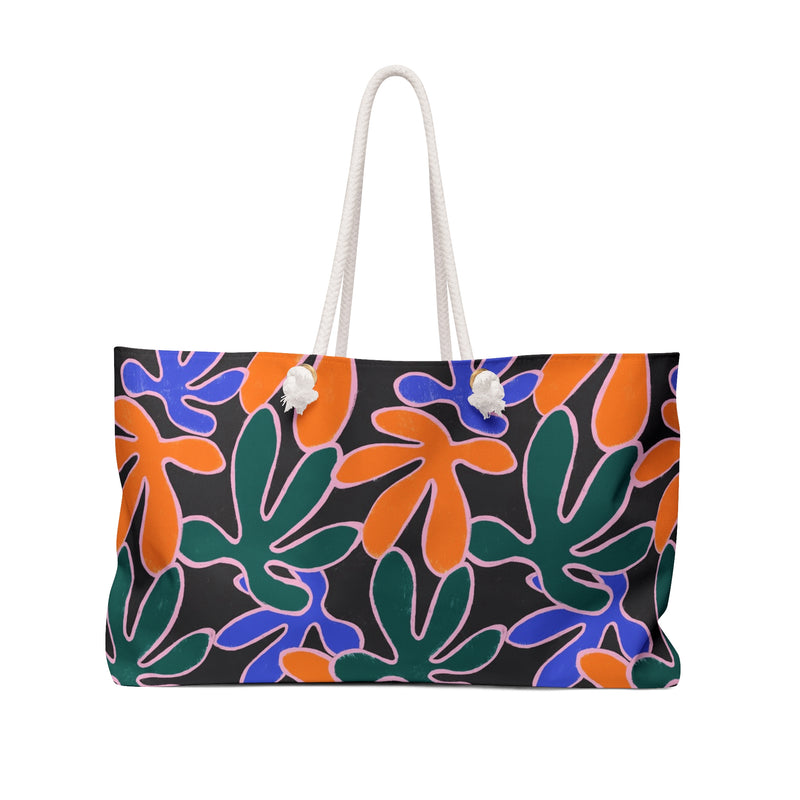 Weekender Tote Bag - Midnight Bloom